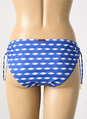 Bas de maillot de bain imprimé fantaisie culotte bleu WATERCULT femme