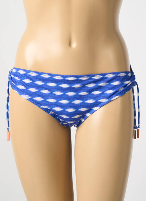 Bas de maillot de bain imprimé fantaisie culotte bleu WATERCULT femme