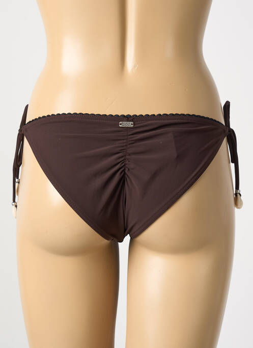 Bas de maillot de bain marron BANANA MOON pour femme