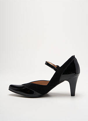 Escarpins nubuck talon de 7 à 9cm noir SWEET femme