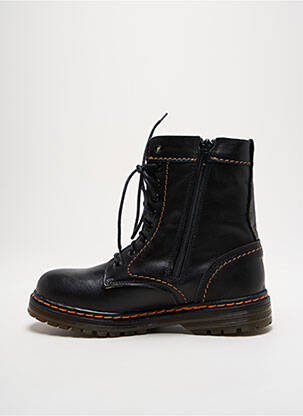 Bottines/boots matière lisse talon plat jusqu'à 3cm noir REBELLES femme
