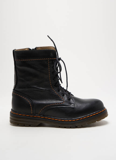 Bottines/boots matière lisse talon plat jusqu'à 3cm noir REBELLES femme