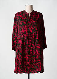 Robe courte manches 3/4 manches 3/4 rouge DEHA femme
