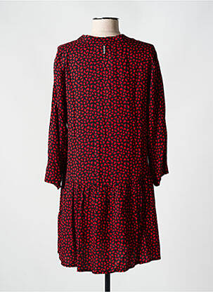Robe courte manches 3/4 manches 3/4 rouge DEHA femme