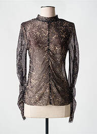 Top stretch manches longues noir CREAM femme