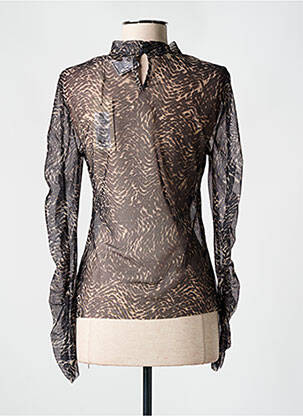 Top stretch manches longues noir CREAM femme