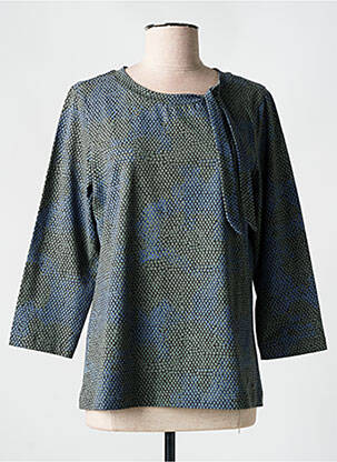 T-shirt manches 3/4 manches 3/4 vert SANDWICH femme