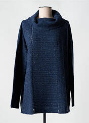 Pull col roulé bleu SOLILY pour femme seconde vue