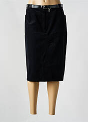 Jupe mi-longue noir GELCO pour femme seconde vue