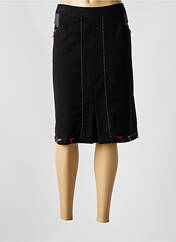 Jupe mi-longue noir JAC JAC pour femme seconde vue