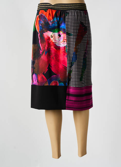 Jupe mi-longue noir EROKE pour femme