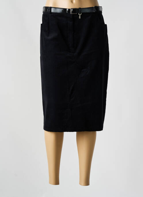 Jupe mi-longue noir GELCO pour femme