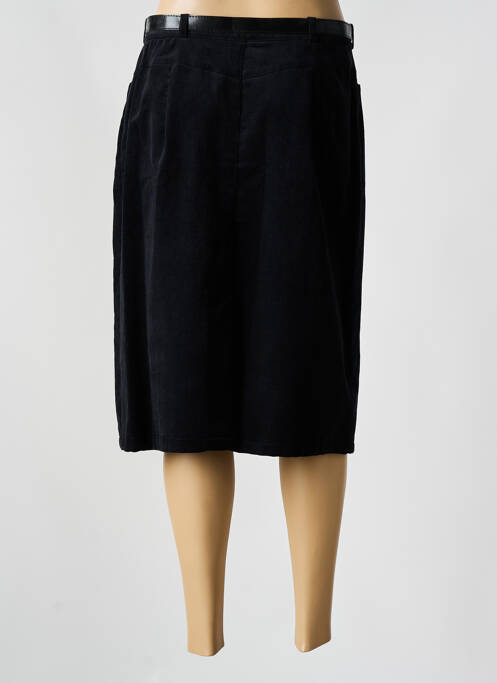 Jupe mi-longue noir GELCO pour femme