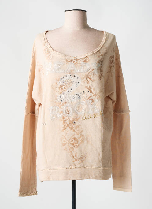 Sweat-shirt beige DEHA pour femme
