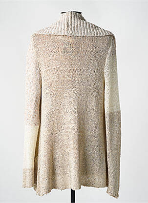 Veste kimono manches longues beige DESIGUAL femme