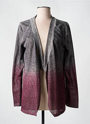 Gilet manches longues gris HUIT SIX SEPT pour femme seconde vue