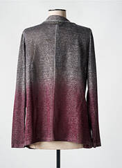 Gilet manches longues gris HUIT SIX SEPT pour femme seconde vue