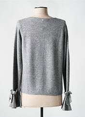 Gilet manches longues gris TRIPODE pour femme seconde vue