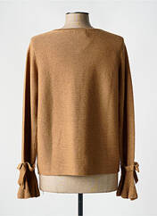 Gilet manches longues marron TRIPODE pour femme seconde vue