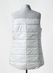 Gilet sans manche gris JUST WHITE pour femme seconde vue