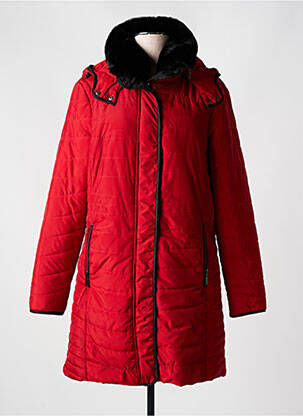 Manteau long rouge CANASPORT pour femme