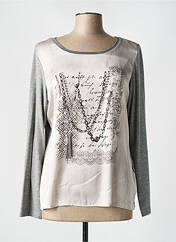 Top gris JUSTWHITE pour femme seconde vue