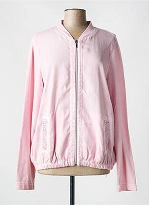 Veste casual rose JUSTWHITE pour femme