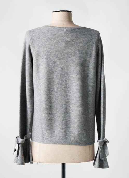 Gilet manches longues gris TRIPODE pour femme