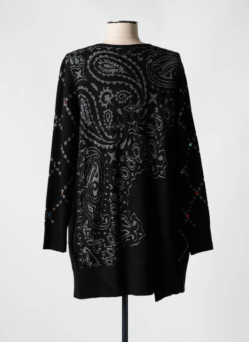 Gilet manches longues noir DESIGUAL femme