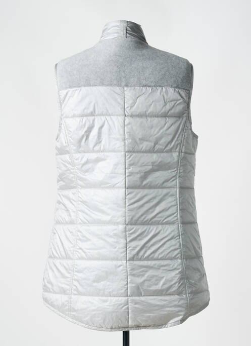 Gilet sans manche gris JUST WHITE pour femme