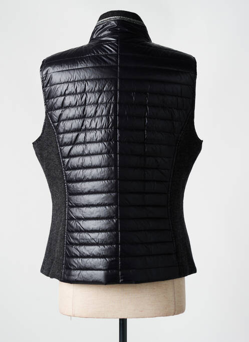 Gilet sans manche noir JUST WHITE pour femme