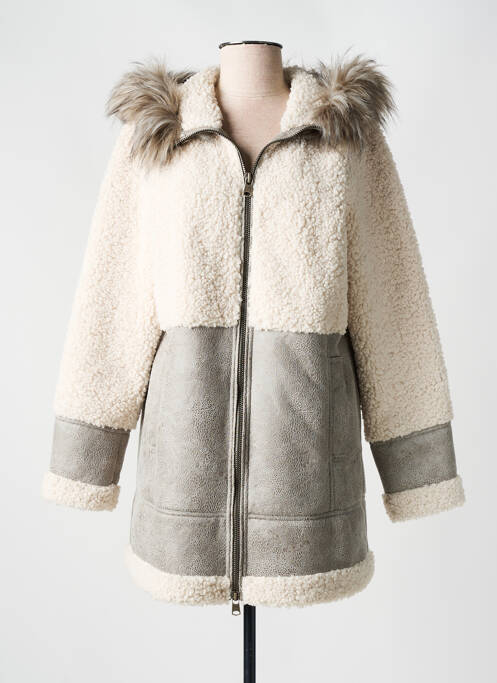Manteau court beige BEAUMONT pour femme