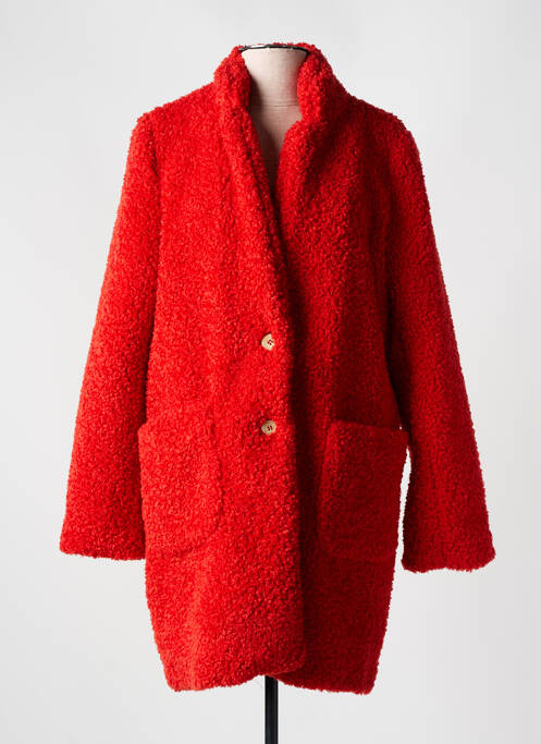 Manteau long rouge SURKANA pour femme