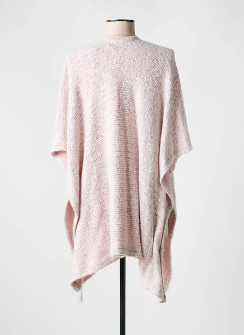 Poncho blanc JUST WHITE pour femme