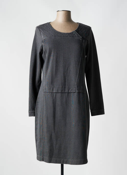 Robe mi-longue gris SANDWICH pour femme