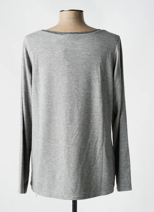 Top gris JUSTWHITE pour femme