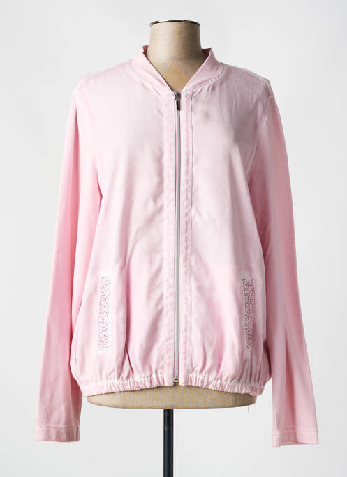 Veste casual rose JUSTWHITE pour femme