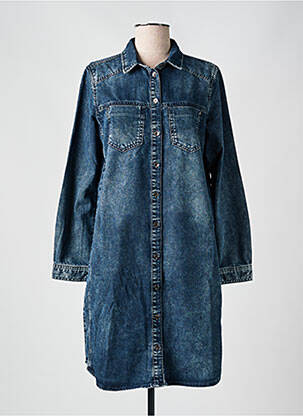 Robe courte manches longues manches longues bleu STREET ONE femme