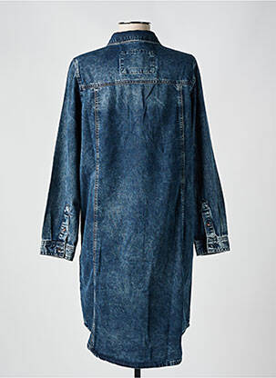 Robe courte manches longues manches longues bleu STREET ONE femme