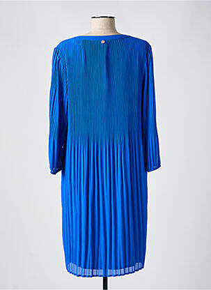 Robe courte manches longues manches longues bleu STREET ONE femme