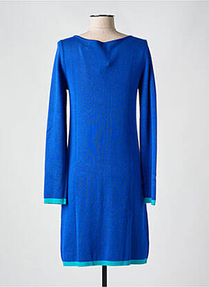 Robe courte manches longues manches longues bleu SURKANA femme