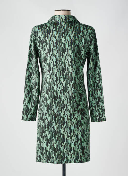 Robe courte manches longues manches longues vert SURKANA femme
