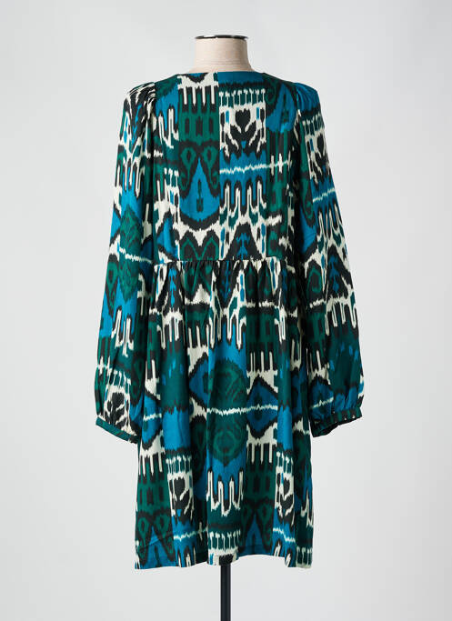 Robe courte bleu LA FEE MARABOUTEE pour femme