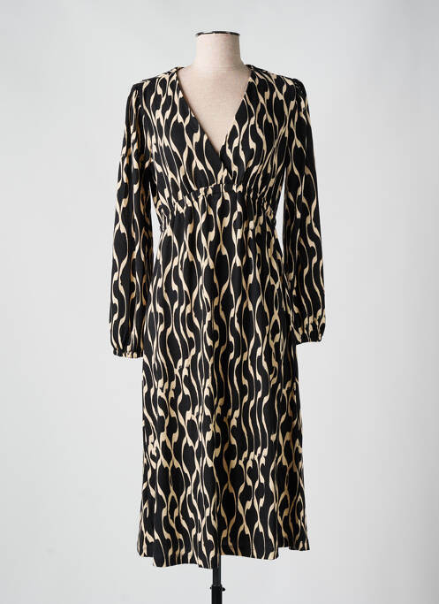 Robe mi-longue noir SURKANA pour femme