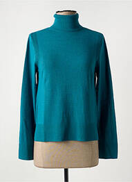 Pull manches longues manches longues bleu LA FEE MARABOUTEE femme