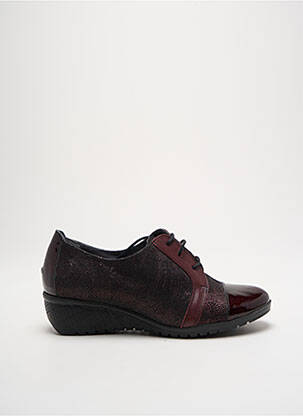 Chaussures de confort fermeture lacets talon de 4 à 6cm violet FLUCHOS femme