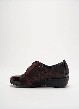 Chaussures de confort fermeture lacets talon de 4 à 6cm violet FLUCHOS femme
