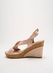 Sandales/Nu pieds rose LPB pour femme seconde vue