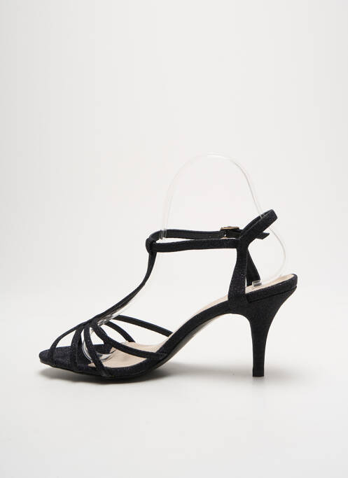 Sandales/Nu pieds noir CASSIS COTE D'AZUR pour femme