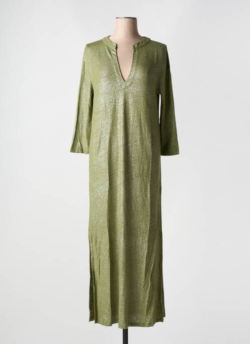 Robe longue vert TANIT CODE pour femme